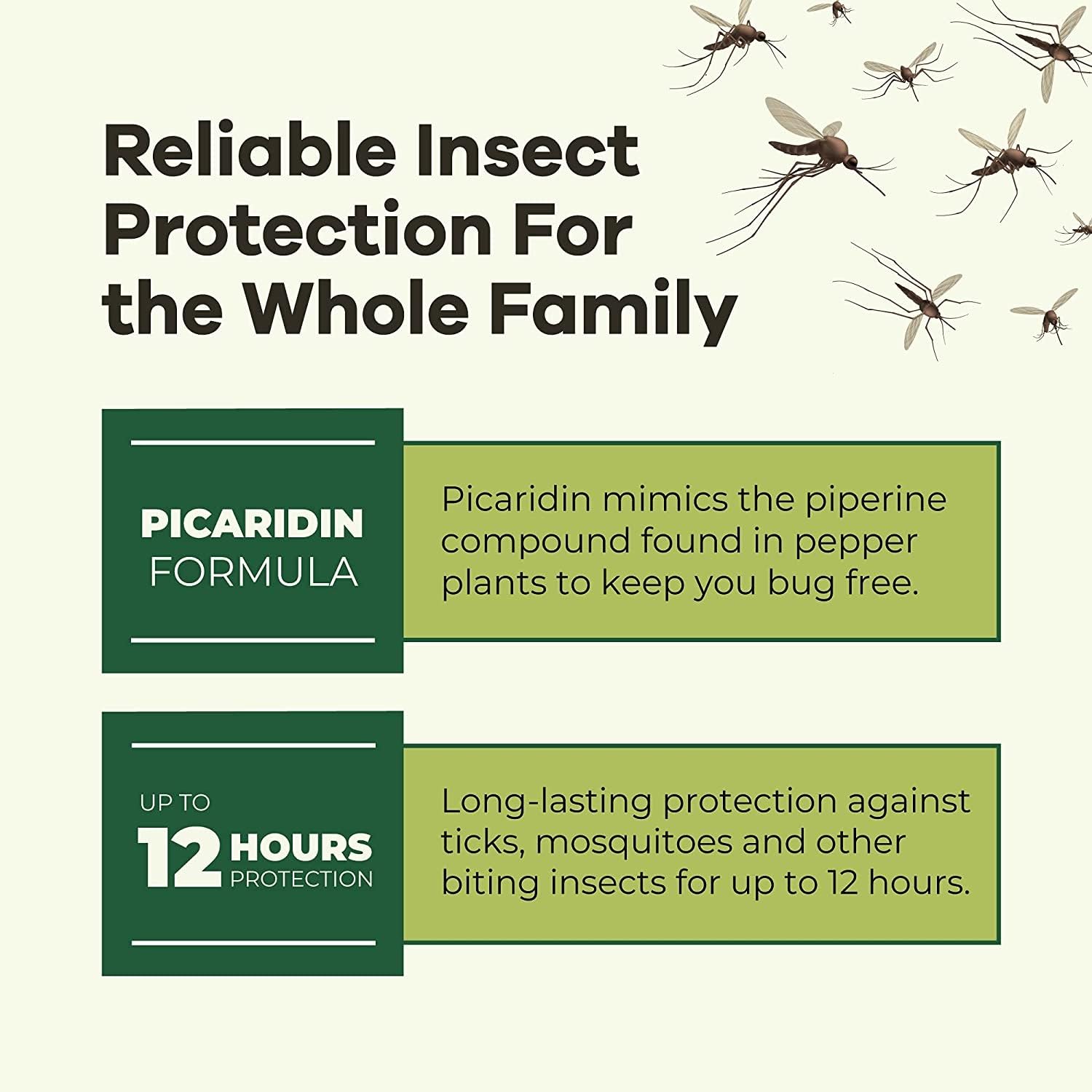 Natrapel Tick & Insect Repellent Eco-Spray - 20% Picaridin Formula 6 oz (2 Pack)