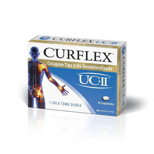 Curflex Collagen with Vitamin C & D - 40mg UC-II Collagen Tablets, 30 Count, Non-GMO & Gluten Free, Made in USA.