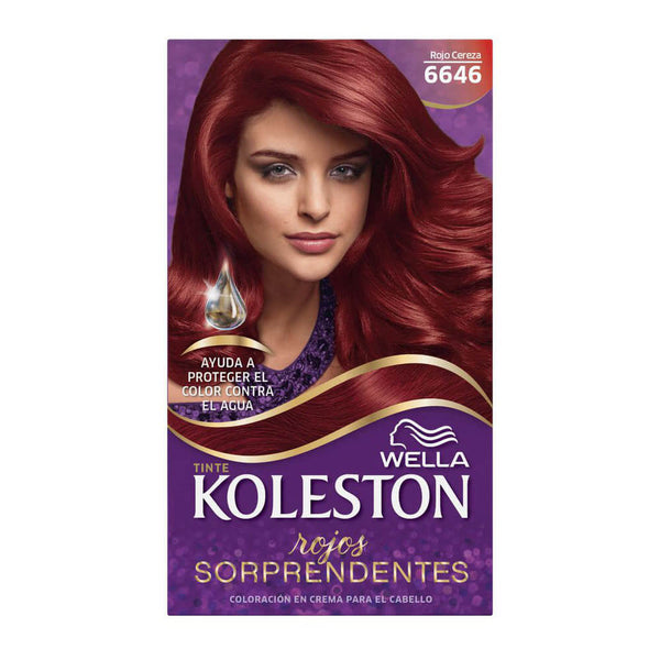 Koleston Reactivator Hair Coloring Kit 6646 Cherry Red (1 Pack): Koleston Hair Coloring Kit 6646 Cherry Red: 100% Gray Coverage