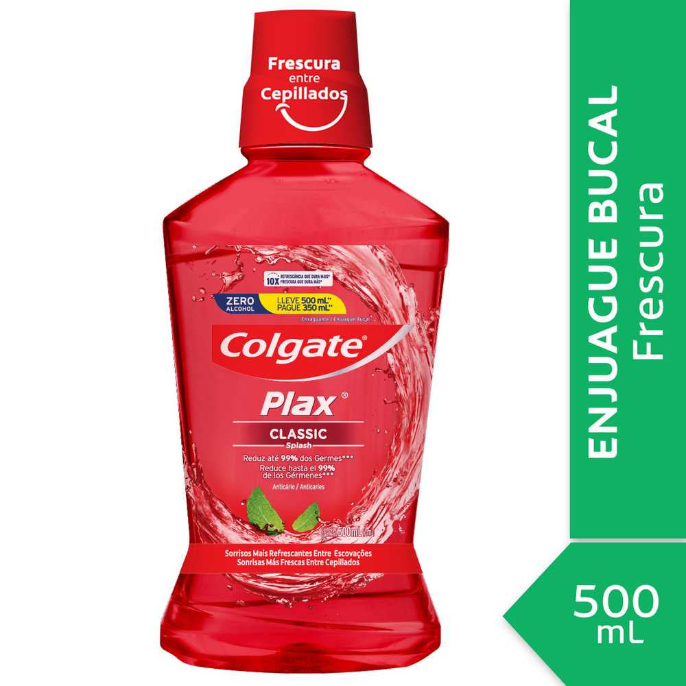 Colgate Plax Classic Mouthwash (500Ml/16.9Fl Oz) - Get Professional Oral Care Advice from Your Dentist
