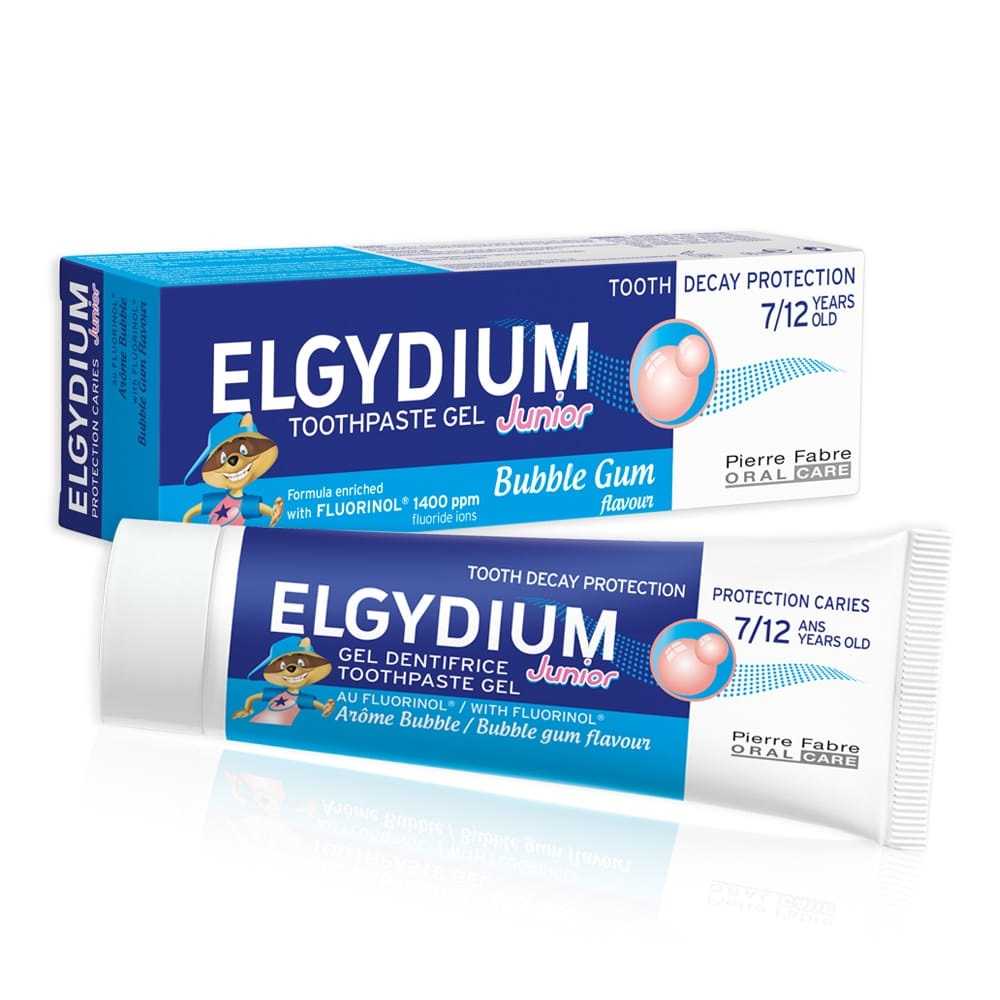 Elgydium Junior Bubble Toothpaste (7-12 Years) ‚Fluoride, Xylitol, Natural Extracts for Healthy Teeth and Gums (50Ml / 1.69Fl Oz)