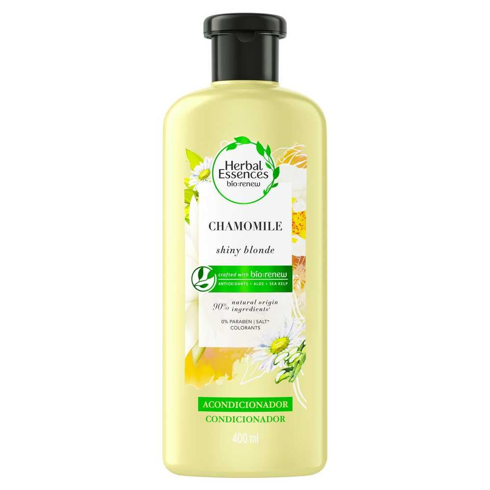 Herbal Essences Bio Renew Conditioner with Chamomile - 400ml/13.52fl oz - 90% Natural Sources, No Silicones, Parabens or Mineral Oils