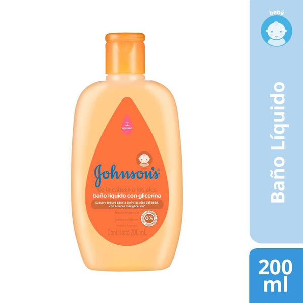 Johnson's Glycerin Liquid Baby Soap (200Ml / 6.76Fl Oz) ‚ Hypoallergenic, Paraben-Free, Sulfate-Free, Dye-Free, Phthalate-Free