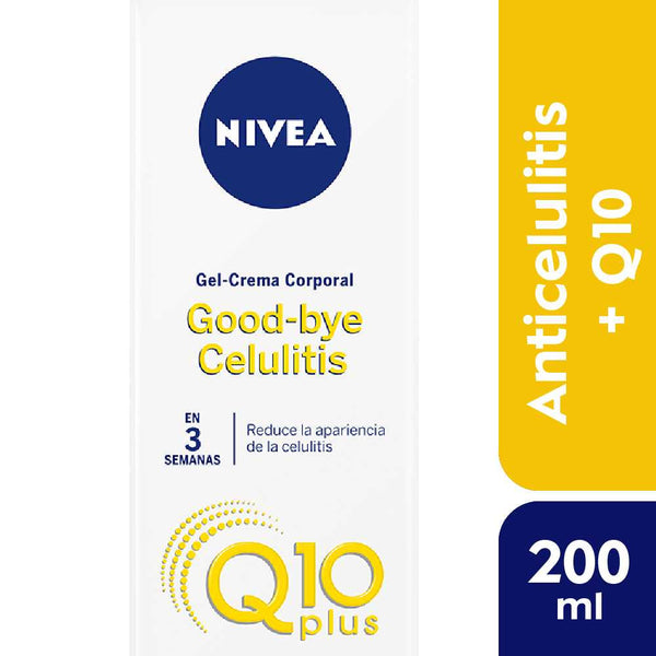 Nivea Q10 Goodbye Cellulite Cream 200ml - Reduce Appearance of Cellulite & Orange Peel Skin