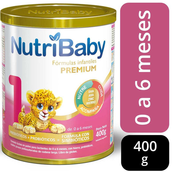 Premium Nutribaby Infant Formula Milk Powder with Iron, Prebiotics & Probiotics (400G / 14.10Oz)