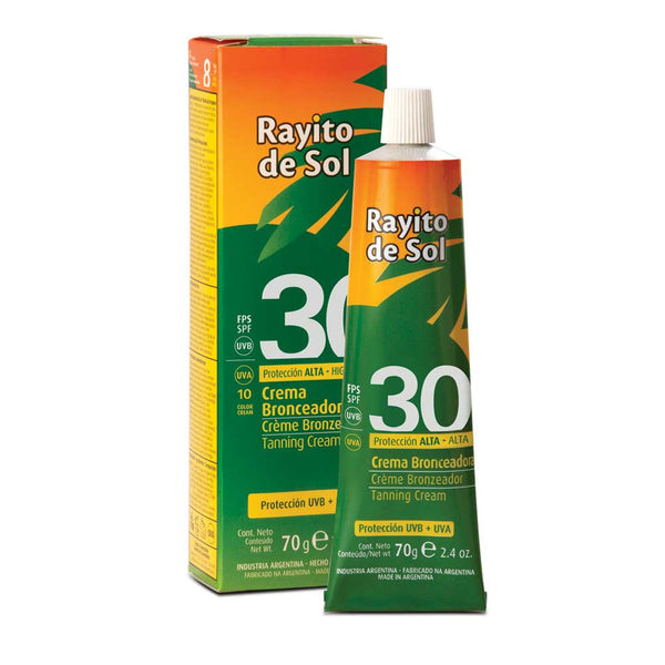Rayito De Sol Sunscreen Fps30 Cream (70Gr / 2.36Oz): Broad-Spectrum UVA/UVB Protection, Water-Resistant, Non-Greasy Formula & More