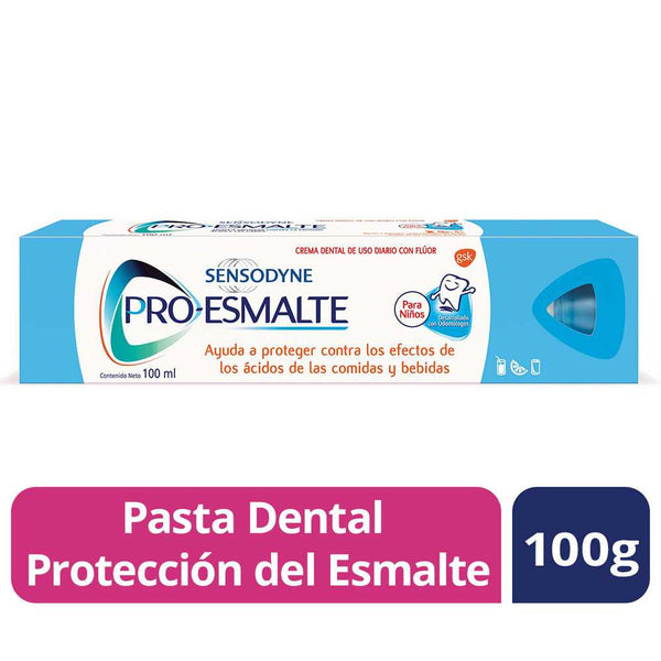 Sensodyne Pro Enamel for Children Daily Use Toothpaste - Fluoride Protection, Low Abrasive Formula, Strengthens Enamel & Prevents Cavities 100Ml / 3.38Fl Oz
