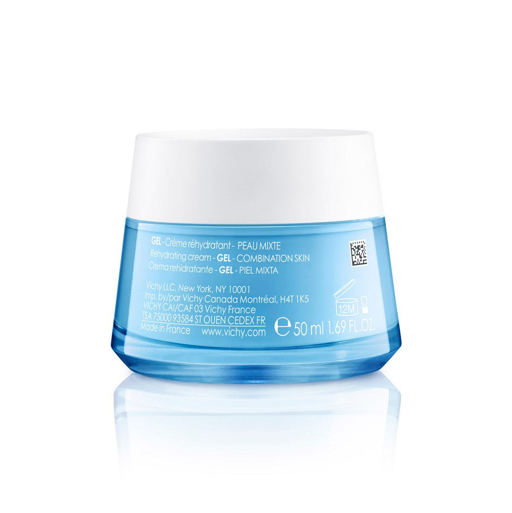 Vichy Aqualia Thermal Hydrating Gel: 48-Hour Efficacy with Natural Ingredients, Hyaluronic Acid & Mineralizing Thermal Water 50Ml / 1.69Fl Oz