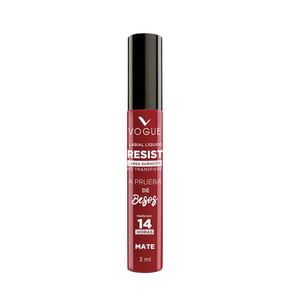 Vogue Resist Invincible Lipstick: 100% Matte Finish, Up to 14 Hours Long-Lasting, Transfer Proof & More 3Ml / 0.10Fl Oz